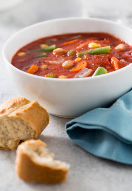 istock Hearty Bowl of Vegetable Soup 838778876