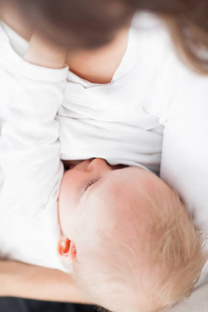 istock Cute baby being breastfed 838794288