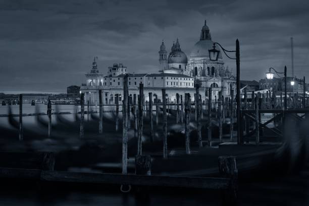 istock Venice Grand Canal viewed at night 838795168