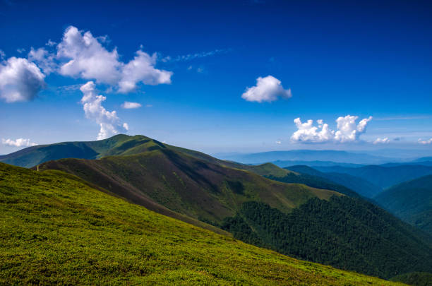 istock Background landscape with Ukrainian Carpathian Mountains in the Pylypets 838803820