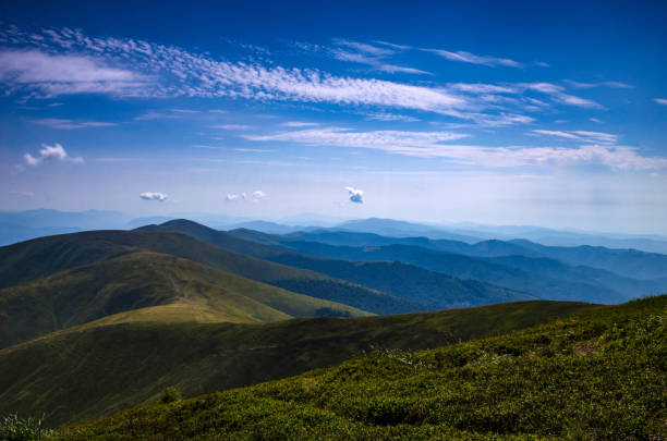 istock Background landscape with Ukrainian Carpathian Mountains in the Pylypets 838804614