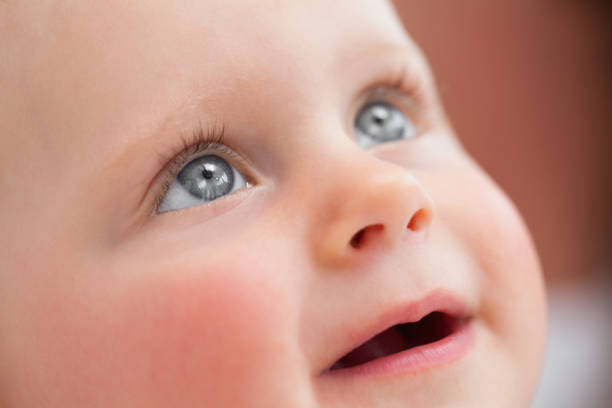 istock Beautiful baby opening her eyes 838816366