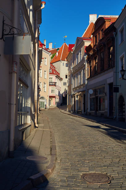 istock Small street in Tallinn 838849008