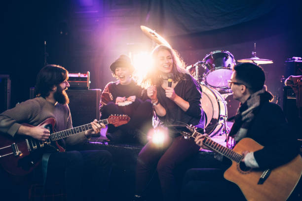 istock Friends in a band 838865106