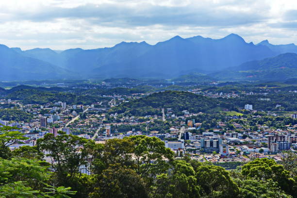 Joinville aerial view stock photo