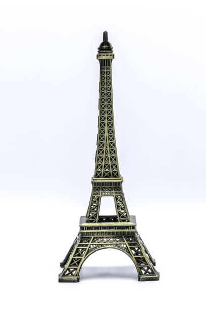 istock Souvenir Model of the Eiffel Tower on White Background 838881234