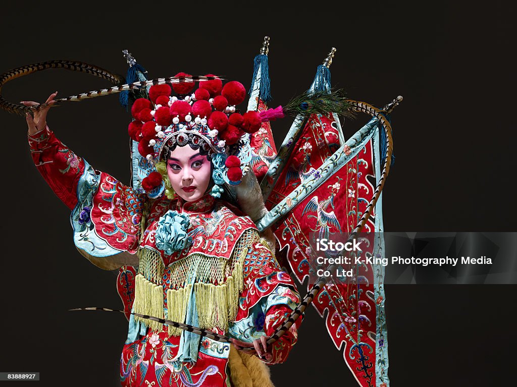 Chinesische Oper Zeichen (Mu "Gui" Ying) - Lizenzfrei Chinesische Kultur Stock-Foto
