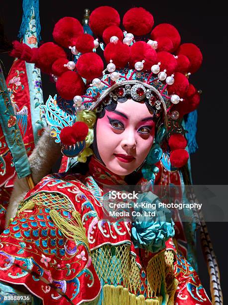 Chinesische Oper Zeichen Stockfoto und mehr Bilder von Bühnenkostüm - Bühnenkostüm, Bühnenschminke, Chinesische Kultur