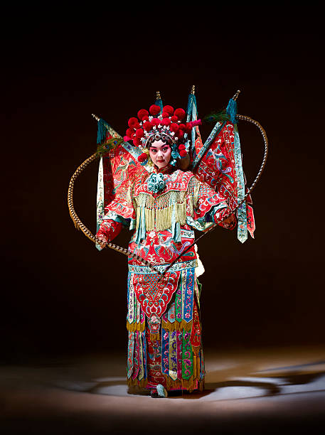 中国オペラ文字（mu gui 英） - beijing opera ストックフォトと画像