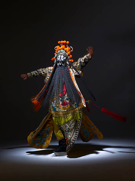 Chinese opera character (Ba Wang)  chinese opera makeup stock pictures, royalty-free photos & images