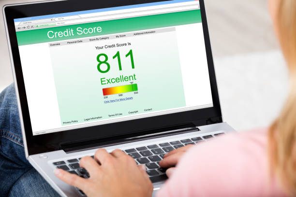 istock Woman Checking Credit Score Online On Laptop 838893662