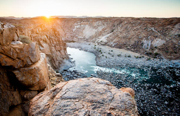 Orange River canyon, Northern Cape, South Africa stock photo