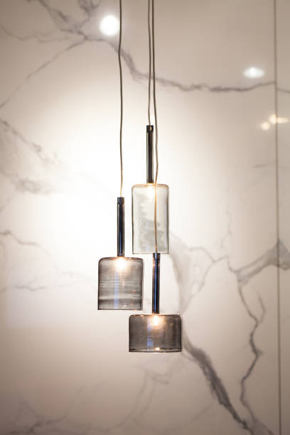 istock Beautiful chandelier. luxury expensive chandelier hanging under ceiling 838902120