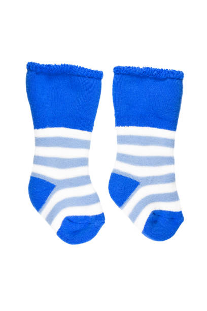 istock Baby socks isolated on white 838926976