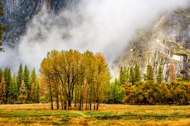 istock Yosemite Valley at cloudy autumn morning 838930700