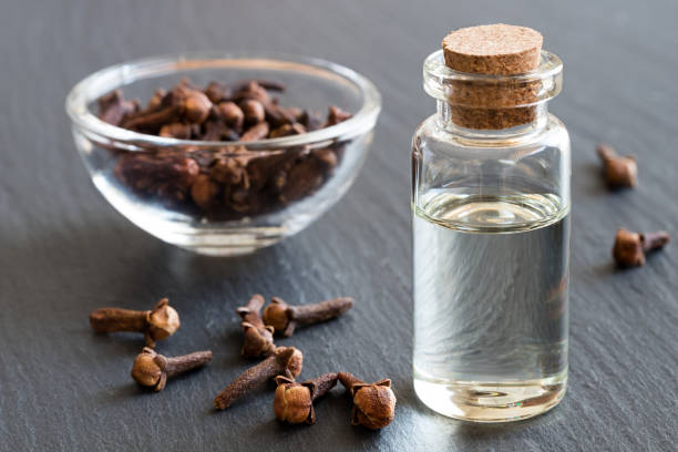 istock A bottle of clove essential oil 838940986