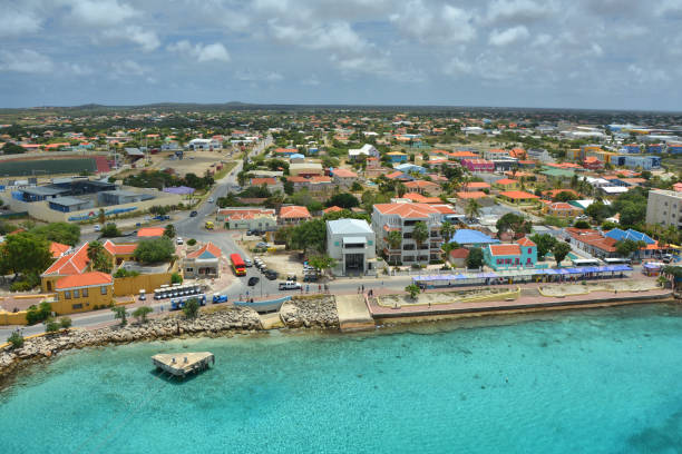 istock Cruise ship port in Bonaire 838941490