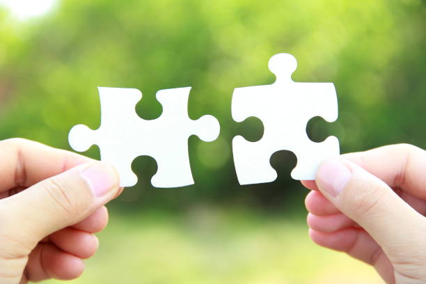 istock Female hand holding jigsaw puzzle 838946636