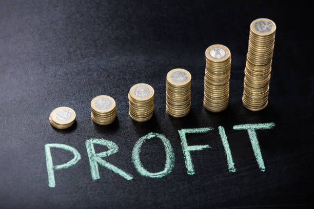 istock Profit Concept Written On Blackboard 838949104