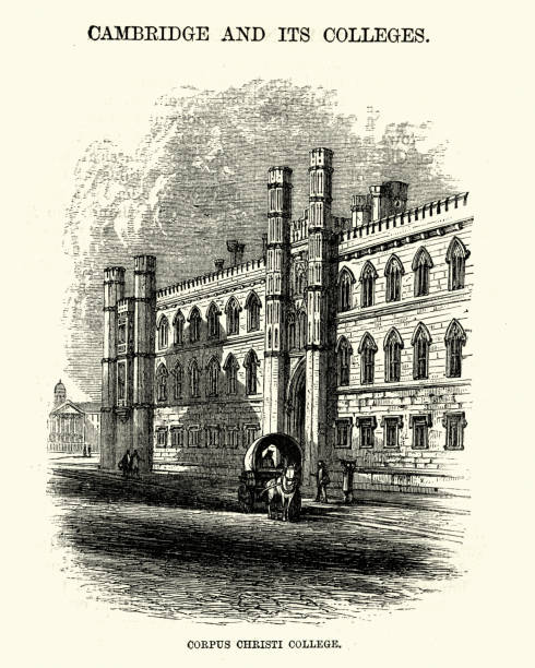 istock Corpus Christi College, University of Cambridge, 19th Century 838955102