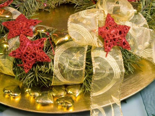 istock Detail of christmas wreath 838961792