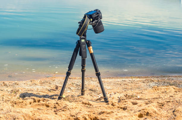 istock Camera on a tripod near the seaside 838972636