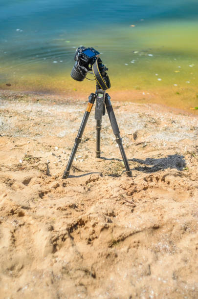 istock Camera on a tripod near the seaside 838972658