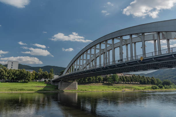 istock Bridge in Usti nad Labem town in north Bohemia 838978414