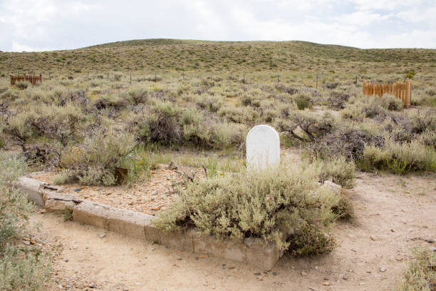 istock Marble headstone in cemetery 838978638