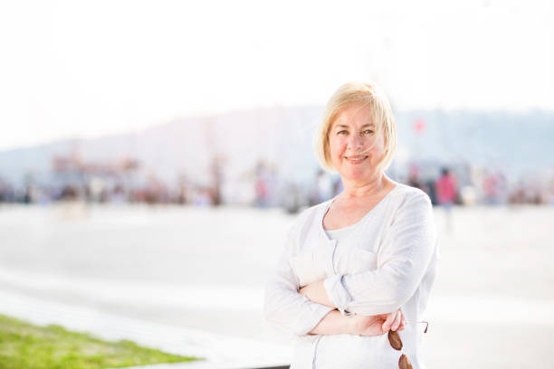 Smiling senior woman