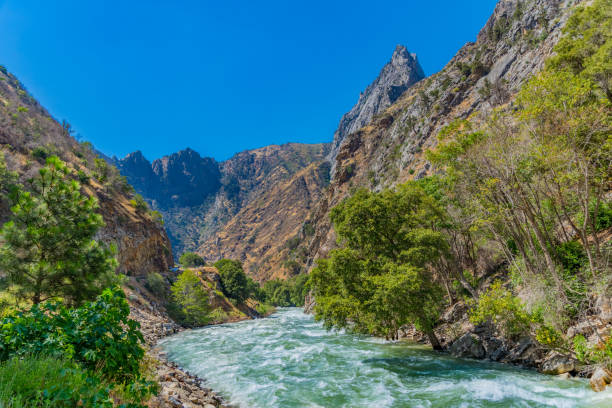 Kings River flows in Kings Canyon National Park; CA