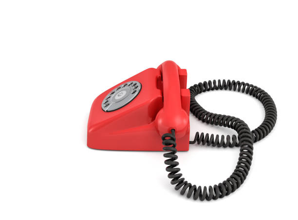 istock 3d rendering of an old-fashioned rotary phone isolated on white background 839010644