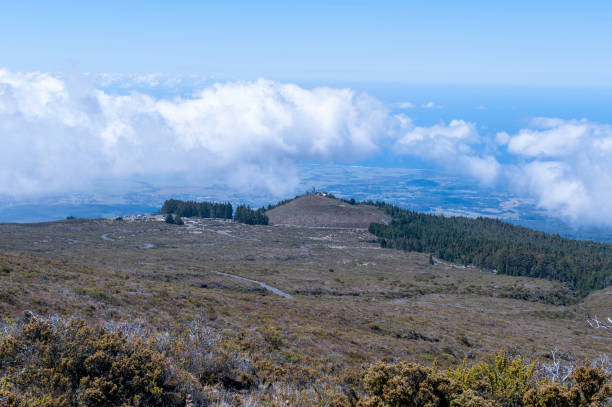 haleakalā 국립 공원 - haleakala national park badlands maui extreme terrain 뉴스 사진 이미지