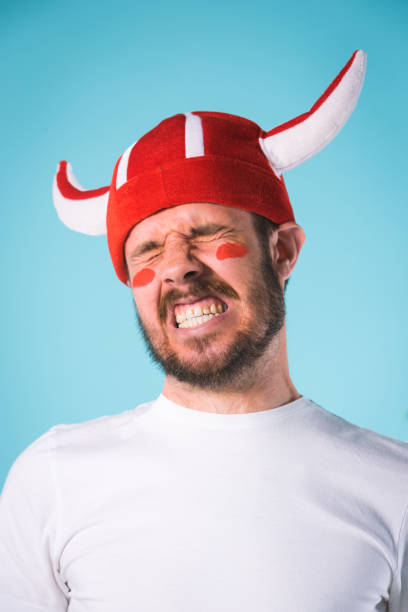 istock The football fan over blue 839014214