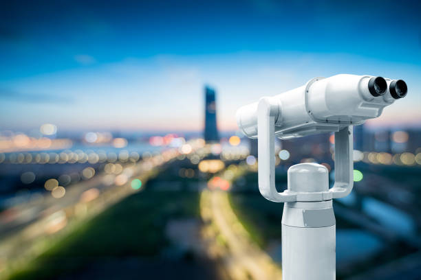 istock Coin operated binoculars with New York skyline in the background 839014376