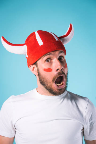 istock The football fan over blue 839014428