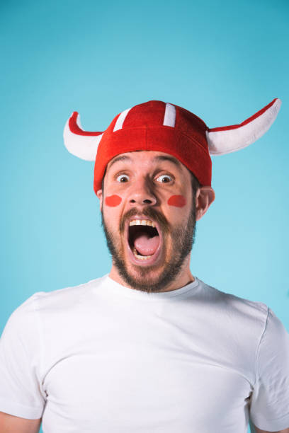 istock The football fan over blue 839014566
