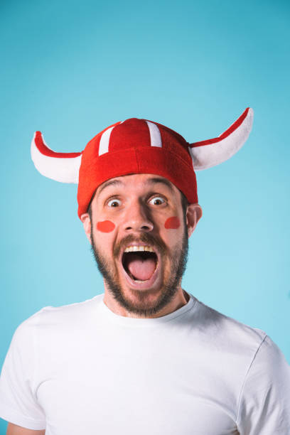 istock The football fan over blue 839014790