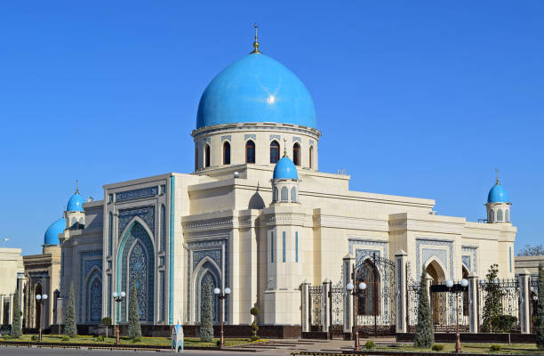 istock The big mosque with two small minarets. 839022076