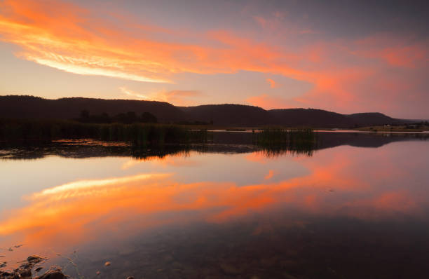 istock Sensational sunset at Boorooberongal Lake Penrith 839025732