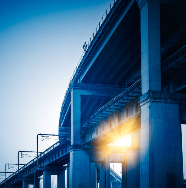 istock freeway structure,view of overpass in Chongqing,China 839029218