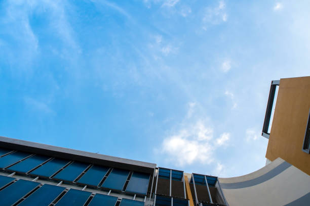istock The building and blue sky 839030244