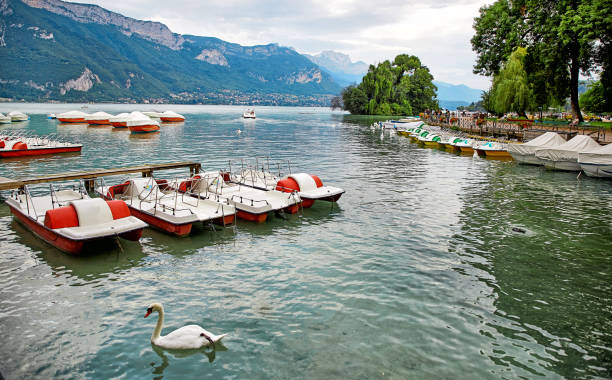 istock Panoramic view of Lake Annecy 839030416