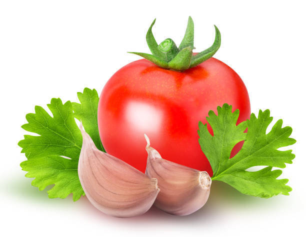 istock Fresh vegetables with parsley isolated on white background 839041796