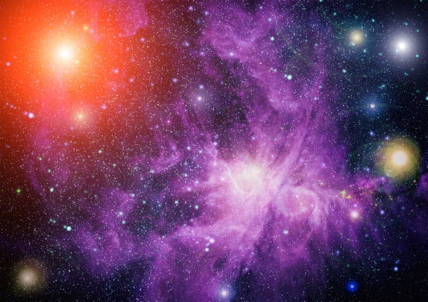 istock Nebula and galaxies in space. Elements of this image furnished by NASA. 839044252