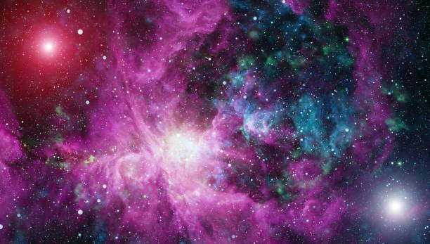 istock Nebula and galaxies in space. Elements of this image furnished by NASA. 839044358
