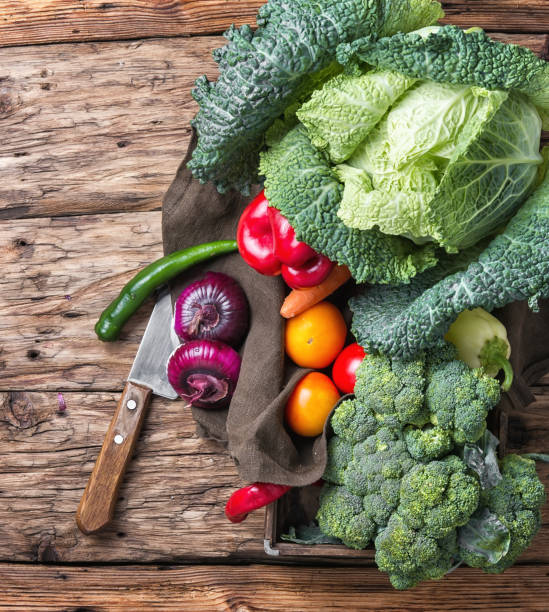 istock Harvest of rural cabbage 839052998
