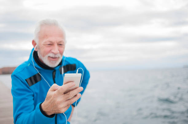 istock Man jogging near sea 839066098