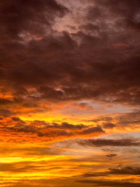 istock Golden Yellow Mixed with Gray Clouds 839080718