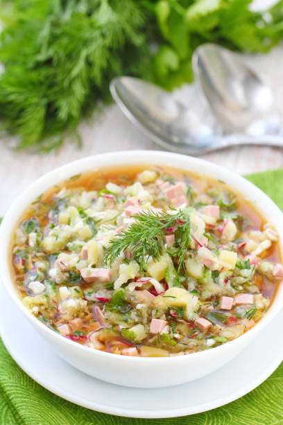istock Russian cold soup - okroshka 839080964